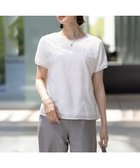 【ジェイ プレス/J.PRESS】の【洗える】シアーエンブロイダリー カットソー オフホワイト系|ID: prp329100004664633 ipo3291000000033743235