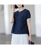 【ジェイ プレス/J.PRESS】の【洗える】シアーエンブロイダリー カットソー ネイビー系|ID: prp329100004664633 ipo3291000000033743236