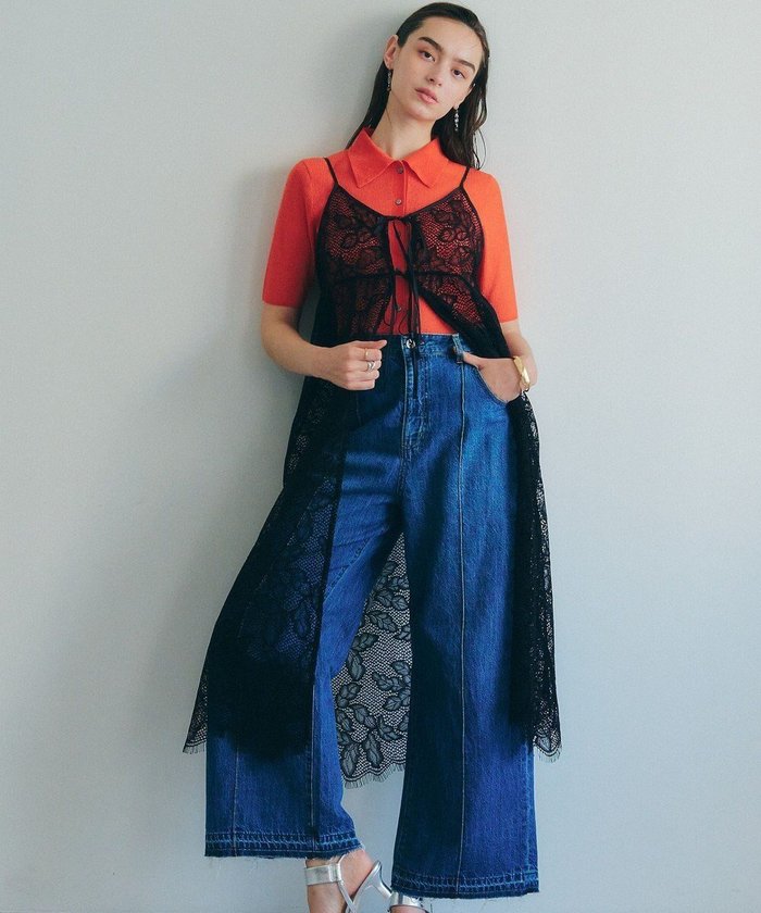 【イェッカ ヴェッカ/YECCA VECCA】の綿麻バギーデニムパンツ インテリア・キッズ・メンズ・レディースファッション・服の通販 founy(ファニー) https://founy.com/ ファッション Fashion レディースファッション Fashion for Women パンツ Pants & Trousers デニムパンツ・ジーンズ・美脚デニム Denim Jeans & Pants カットオフ Cut-Off Design スタイリッシュ Stylish, Fashionable センター Center, Center Line デニム Denim, Jeans Material ポケット Pocket, Pocket Detail リネン Linen, Linen Fabric 夏 Summer 春 Spring S/S・春夏 SS, Spring/Summer, Warm Season |ID: prp329100004664635 ipo3291000000033743245