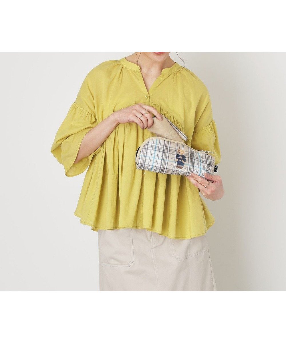 【ムーンバット/MOONBAT】の【WEB限定/軽量】POLO RALPH LAUREN(ポロ ラルフローレン) 折りたたみ傘 ポロベア×チェックパイピング 無地 FLAG BEAR インテリア・キッズ・メンズ・レディースファッション・服の通販 founy(ファニー) ファッション Fashion レディースファッション Fashion for Women レイングッズ・傘・晴雨兼用傘 Umbrellas & Rain Gear アイビー Ivy Pattern コンパクト Compact, Small Size 傘 Umbrella, Parasol 軽量 Lightweight, Ultra Light チェック Check, Plaid, Tartan ニューヨーク New York, NYC Style ポーチ Pouch, Small Case 無地 Plain, Solid Color ワンポイント One Point, Statement Accent ベージュ|ID: prp329100004664688 ipo3291000000033743476