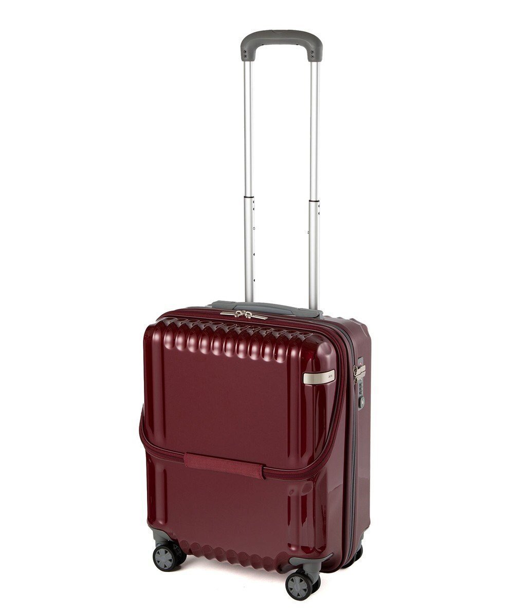【エースバッグズアンドラゲッジ/ACE BAGS & LUGGAGE】のace. パリセイドZd フロントポケットスーツケース 35L 06812 エース インテリア・キッズ・メンズ・レディースファッション・服の通販 founy(ファニー) 　ファッション　Fashion　レディースファッション　Fashion for Women　スーツ　Business Suits & Workwear　フロント　Front, Front Design　ポケット　Pocket, Pocket Detail　メッシュ　Mesh, Net Fabric　リュック　Backpack, Rucksack　再入荷　Restock / Back in Stock　おすすめ　Recommended / Our Picks　旅行　Travel　スーツケース キャリーケース　Suitcase / Carry Case　レッド|ID: prp329100004664691 ipo3291000000035641716
