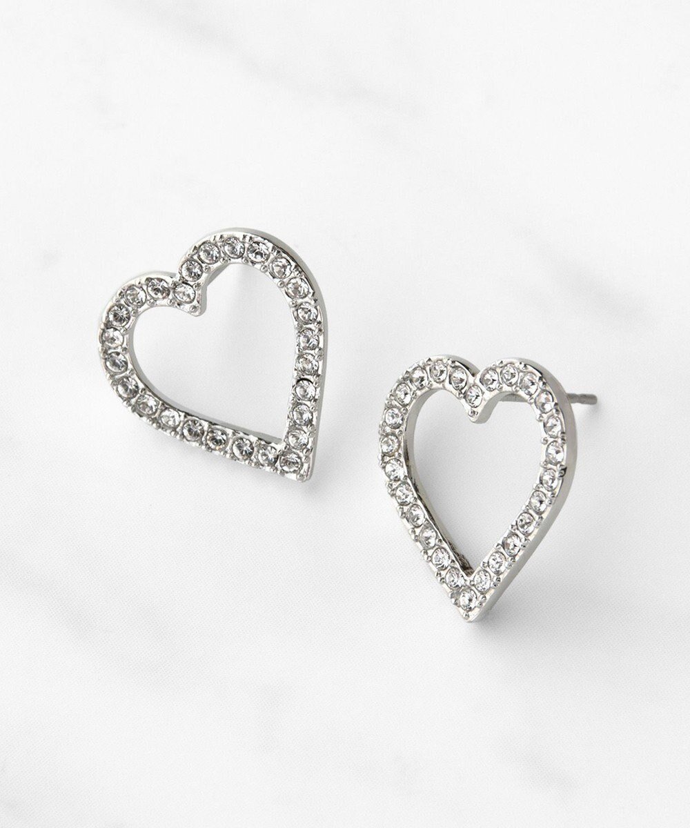 【トッカ/TOCCA】のWISH IN HEART PIERCED EARRINGS ピアス インテリア・キッズ・メンズ・レディースファッション・服の通販 founy(ファニー) 　ファッション　Fashion　レディースファッション　Fashion for Women　ジュエリー　Jewelry　ファッションリング　Fashion Rings　イヤリング・フープ・ドロップタイプ　Hoop, Drop & Clip Earrings　アクセサリー　Fashion Accessories　ジュエリー　Jewelry, Accessories　バランス　Balance, Style Balance　フォルム　Silhouette, Form　モチーフ　Motif, Design Theme　リュクス　Luxury, Elegant, High-End, Chic　A/W・秋冬　Autumn/Winter　冬　Winter / This Winter　シルバー系|ID: prp329100004664704 ipo3291000000033743550