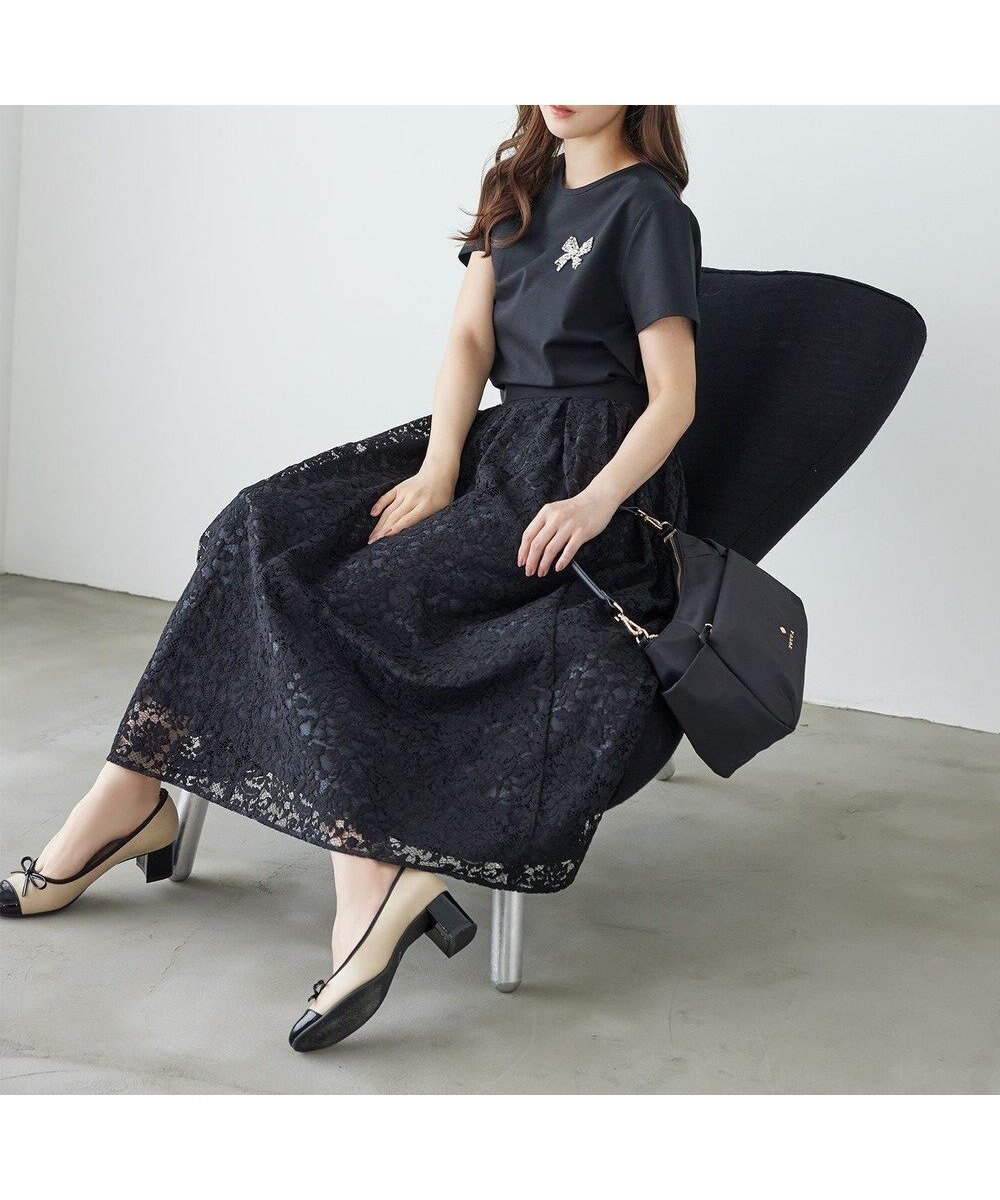 【トッカ/TOCCA】の【消臭】LACE A LA CARTE スカート 人気、トレンドファッション・服の通販 founy(ファニー) 　ファッション　Fashion　レディースファッション　Fashion for Women　スカート　Skirts　2025年　2025　2025春夏・S/S　Spring/Summer 2025 SS25　フレア　Flare, Flared　レース　Lace, Lace Fabric　夏　Summer　S/S・春夏　SS, Spring/Summer, Warm Season　無地　Plain, Solid Color　A/W・秋冬　Autumn/Winter　 other-1|ID: prp329100004664710 ipo3291000000034134752