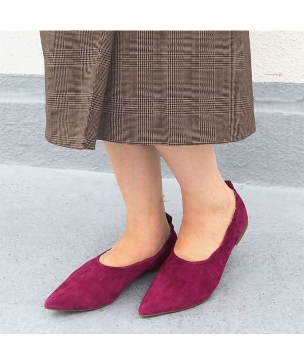 【ボントレ/BONTRE】の【MIONOTIS/ミオノティス】ギャザーポインテッドカッター/1073M インテリア・キッズ・メンズ・レディースファッション・服の通販 founy(ファニー) ファッション Fashion レディースファッション Fashion for Women ギャザー Gathered, Ruffled シューズ Shoes, Footwear パープル Purple, Violet おすすめ Recommended / Our Picks パープル|ID: prp329100004664718 ipo3291000000033743584