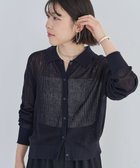 【グリーンパークス/Green Parks】の衿つきメッシュニットプルオーバー 人気、トレンドファッション・服の通販 founy(ファニー) ファッション Fashion レディースファッション Fashion for Women トップス・カットソー Cut & Sew Tops ニット Knit Tops & Sweaters カジュアルプルオーバー・ニットトップス Pullovers & Knit Tops / Casual Pullovers アクリル Acrylic Material セーター Sweater, Knitwear ポケット Pocket, Pocket Detail 夏 Summer 春 Spring S/S・春夏 SS, Spring/Summer, Warm Season 羽織 Haori, Light Jacket thumbnail Dark Navy|ID: prp329100004664750 ipo3291000000033743666