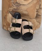 【アメリカンホリック/AMERICAN HOLIC】のバックルフラットサンダル 人気、トレンドファッション・服の通販 founy(ファニー) ファッション Fashion レディースファッション Fashion for Women バッグ Bags インソール Shoe Insole サンダル Sandals, Summer Shoes フィット Fit, Slim Fit フォルム Silhouette, Form フラット Flat, Flat Shoes メタル Metal, Metal Parts エレガント 上品 Elegant 夏 Summer 春 Spring S/S・春夏 SS, Spring/Summer, Warm Season thumbnail Beige|ID: prp329100004664751 ipo3291000000033743670