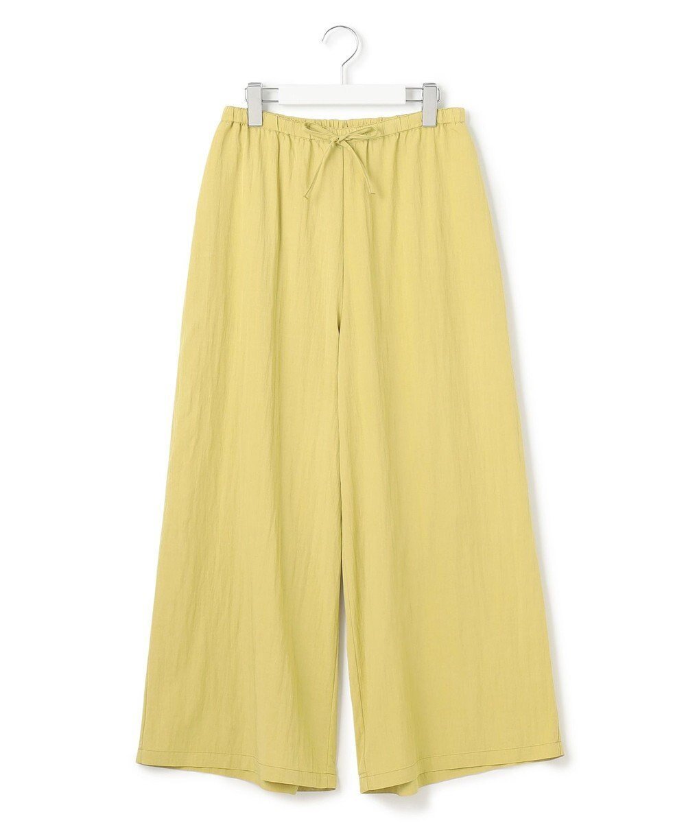 【ジェイプレスヨークストリート/J.PRESS YORK STREET】の【WOMEN】ワッシャーリラックス ワイドパンツ インテリア・キッズ・メンズ・レディースファッション・服の通販 founy(ファニー) 　ファッション　Fashion　レディースファッション　Fashion for Women　パンツ　Pants & Trousers　春　Spring　カラフル　Colorful Design　サンダル　Sandals, Summer Shoes　シューズ　Shoes, Footwear　シンプル　Simple, Minimal　スニーカー　Sneakers, Trainers　ソックス　Socks, Hosiery　タンブラー　Tumbler, Travel Mug　ドレープ　Drape, Draping Fabric　ドローストリング　Drawstring, Pull Cord　バレエ　Ballet, Ballet Style　ポケット　Pocket, Pocket Detail　ワイド　Wide, Wide Fit　S/S・春夏　SS, Spring/Summer, Warm Season　おすすめ　Recommended / Our Picks　夏　Summer　イエロー系|ID: prp329100004664760 ipo3291000000033743708