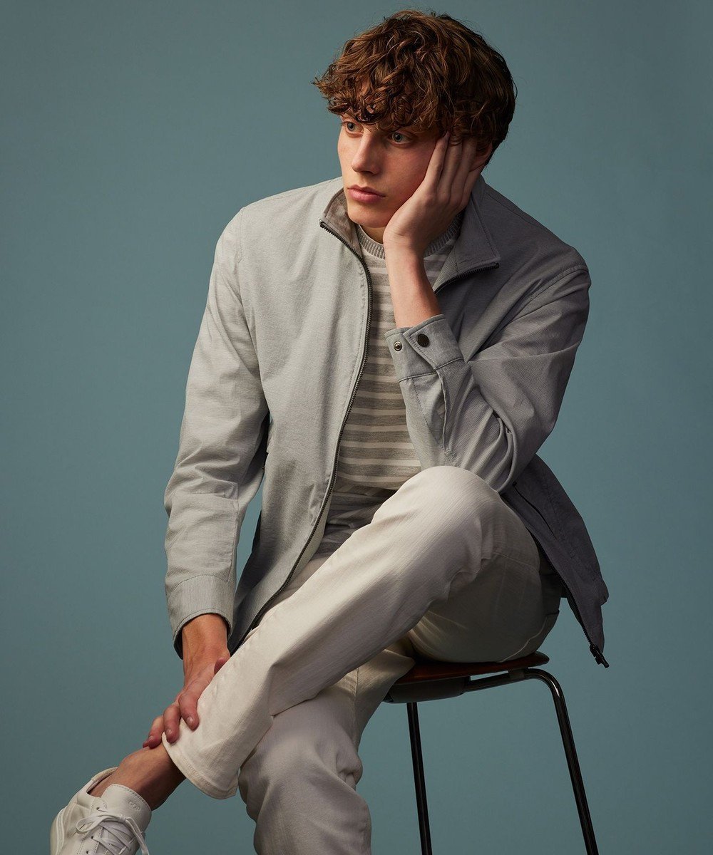【ジョセフ アブード/JOSEPH ABBOUD / MEN】の【ポケッタブル/ハイパワーストレッチ/Eco 撥水】アクティブレジャー ショート ブルゾン 人気、トレンドファッション・服の通販 founy(ファニー) 　ファッション　Fashion　メンズファッション　Fashion for Men　アウター　Men's Coats Outerwear　ブルゾンジャケット / カジュアルアウター　Bomber Jackets & Blousons　春　Spring　軽量　Lightweight, Ultra Light　シャーリング　Shirring, Ruched　ショート　Short, Short Length　ジャケット　Jacket, Outerwear　ブルゾン　Blouson, Bomber Jacket　ポケット　Pocket, Pocket Detail　S/S・春夏　SS, Spring/Summer, Warm Season　夏　Summer　旅行　Travel　 other-1|ID: prp329100004664923 ipo3291000000033745229