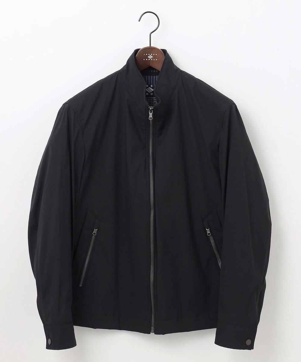 【ジョセフ アブード/JOSEPH ABBOUD / MEN】の【ポケッタブル/ハイパワーストレッチ/Eco 撥水】アクティブレジャー ショート ブルゾン インテリア・キッズ・メンズ・レディースファッション・服の通販 founy(ファニー) 　ファッション　Fashion　メンズファッション　Fashion for Men　アウター　Men's Coats Outerwear　ブルゾンジャケット / カジュアルアウター　Bomber Jackets & Blousons　春　Spring　軽量　Lightweight, Ultra Light　シャーリング　Shirring, Ruched　ショート　Short, Short Length　ジャケット　Jacket, Outerwear　ブルゾン　Blouson, Bomber Jacket　ポケット　Pocket, Pocket Detail　S/S・春夏　SS, Spring/Summer, Warm Season　夏　Summer　旅行　Travel　ブラック系|ID: prp329100004664923 ipo3291000000033745231