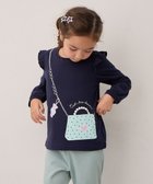 【エニィ/ANY / KIDS】の【WEB限定】7days プリント 長袖Tシャツ ネイビー×ポシェット|ID: prp329100004664929 ipo3291000000033745255