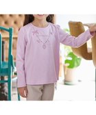 【エニィ/ANY / KIDS】の【WEB限定】7days プリント 長袖Tシャツ ラベンダー×ネックレス|ID: prp329100004664929 ipo3291000000033996796