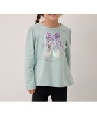 【エニィ/ANY / KIDS】のミラクルスパンコール 長袖Tシャツ ミント×バレエ|ID: prp329100004664941 ipo3291000000033745298