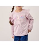 【エニィ/ANY / KIDS】のおけいこモチーフ刺繍入り 長袖Tシャツ ラベンダー(うさぎ×バレエ)|ID: prp329100004664944 ipo3291000000033745305