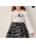 【エニィ/ANY / KIDS】のおけいこモチーフ刺繍入り 長袖Tシャツ オフホワイト(ねこ×ピアノ)|ID: prp329100004664944 ipo3291000000033940764