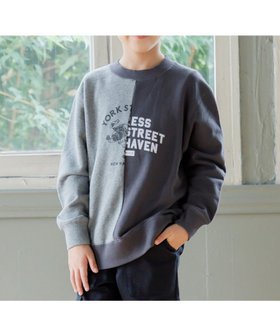 【ジェイ プレス/J.PRESS / KIDS】の【100-130cm】パッチワーク ブルプリント トレーナー 人気、トレンドファッション・服の通販 founy(ファニー) ファッション Fashion キッズファッション Fashion for Kids トップス・カットソー Cut & Sew Tops イラスト Illustration 切替 Switching, Contrast Panel スウェット / スエット Sweatshirt, Sweatwear スマホ Smartphone, Mobile Device トレンド Trend, Trending Now トレーナー Sweatshirt, Trainer 人気 Popular, Best Seller パッチワーク Patchwork, Mixed Fabric プリント Print, Printed Pattern リラックス Relax, Relaxed Fit ワンポイント One Point, Statement Accent A/W・秋冬 Autumn/Winter 冬 Winter / This Winter おすすめ Recommended / Our Picks 2024年 2024 2024-2025秋冬・A/W Autumn/Winter 2024–25 AW24–25 |ID:prp329100004664946