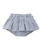 【ミキハウスホットビスケッツ/MIKI HOUSE HOT BISCUITS / KIDS】の【70-90cm】 スカート付ブルマ 人気、トレンドファッション・服の通販 founy(ファニー) ファッション Fashion キッズファッション Fashion for Kids デニム Denim, Jeans Material フレア Flare, Flared ベビー Baby, Babywear ロンパース Romper, Jumpsuit 夏 Summer 春 Spring S/S・春夏 SS, Spring/Summer, Warm Season thumbnail ブルー|ID: prp329100004664954 ipo3291000000033745328