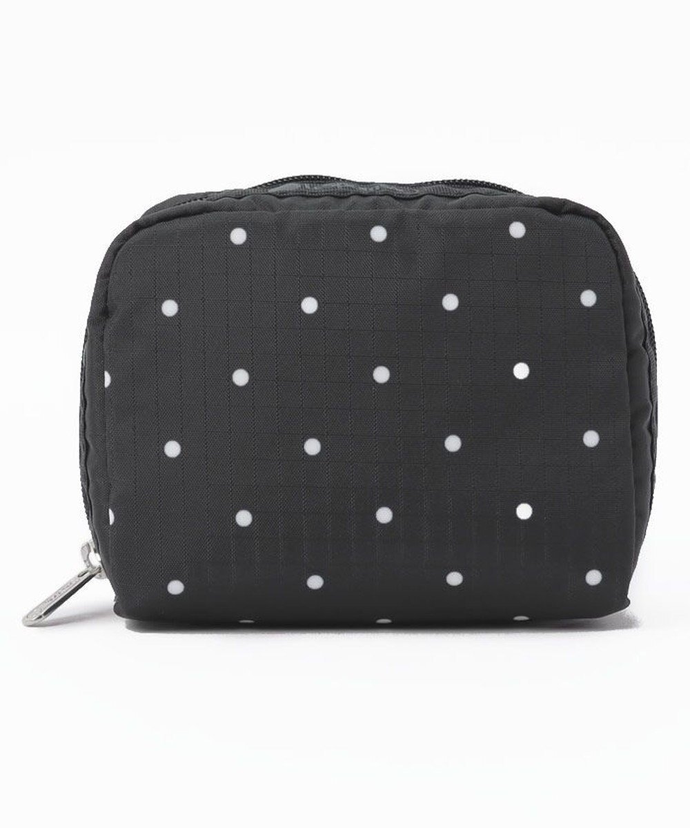 【レスポートサック/LeSportsac】のSQUARE COSMETIC/プティドット 人気、トレンドファッション・服の通販 founy(ファニー) 　ファッション　Fashion　レディースファッション　Fashion for Women　ミニ財布・二つ折り財布　Wallets & Card Cases　ポーチ&ミニバッグ　Pouches & Mini Bags　おすすめ　Recommended / Our Picks　コンパクト　Compact, Small Size　シンプル　Simple, Minimal　スクエア　Square, Square Shape　ドット　Polka Dot, Dot Pattern　ベーシック　Basic, Essential　ポーチ　Pouch, Small Case　モノトーン　Monotone, Black and White　財布　Wallet, Purse　 other-1|ID: prp329100004664964 ipo3291000000033745359