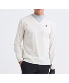 【23区 ゴルフ/23区GOLF / MEN】の【MEN】エアリージャージプルオーバー フェイクレイヤード 防風 ストレッチ 撥水 ホワイト系5|ID: prp329100004664977 ipo3291000000033745393
