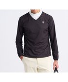 【23区 ゴルフ/23区GOLF / MEN】の【MEN】エアリージャージプルオーバー フェイクレイヤード 防風 ストレッチ 撥水 ブラック系5|ID: prp329100004664977 ipo3291000000033745394