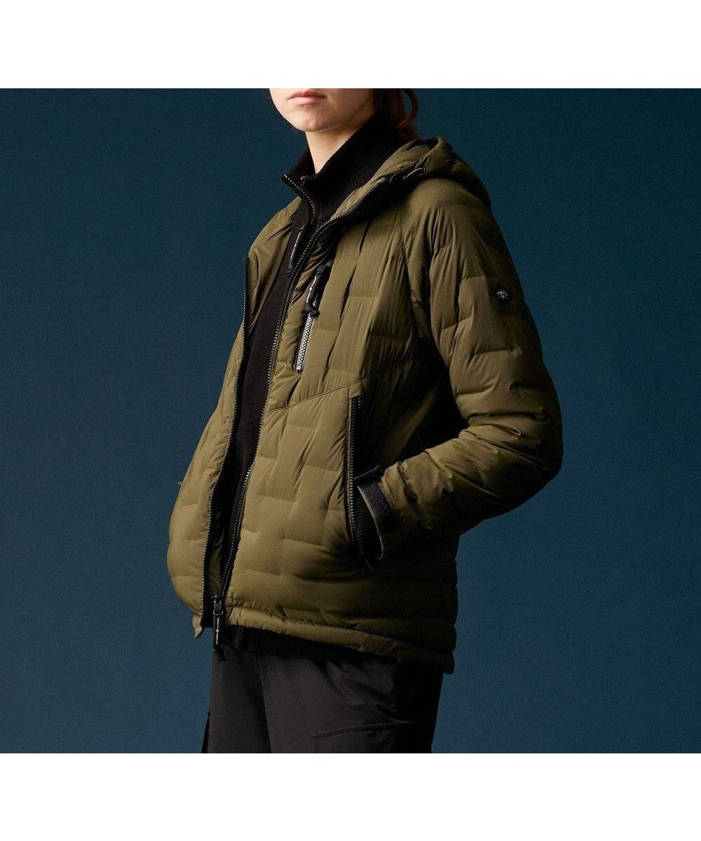 【ジョセフ アブード マウンテン/JOSEPH ABBOUD MOUNTAIN / MEN】の【ストレッチ/撥水/軽量/パッカブル/ライナードッキング対応】2WAYストレッチダウンパーカー インテリア・キッズ・メンズ・レディースファッション・服の通販 founy(ファニー) 　ファッション　Fashion　メンズファッション　Fashion for Men　アウター　Men's Coats Outerwear　アウトドア　Outdoor Clothing　インナー　Innerwear　コンパクト　Compact, Small Size　軽量　Lightweight, Ultra Light　ジャケット　Jacket, Outerwear　スウェット / スエット　Sweatshirt, Sweatwear　スタイリッシュ　Stylish, Fashionable　ストレッチ　Stretch, Stretchy Fabric　ダウン　Down, Puffer　ドッキング　Docking, Mixed Material　パターン　Pattern, Design Print　ポケット　Pocket, Pocket Detail　防寒　Cold Protection, Winter-Ready　ライナー　Liner, Inner Layer　A/W・秋冬　Autumn/Winter　新作・新入荷　New Arrivals / New In　旅行　Travel　カーキ系|ID: prp329100004664985 ipo3291000000033745415