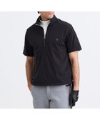 【23区 ゴルフ/23区GOLF / MEN】の【MEN】エアリージャージ半袖プルオーバー 防風 ストレッチ 撥水 ブラック系|ID: prp329100004664990 ipo3291000000033745428