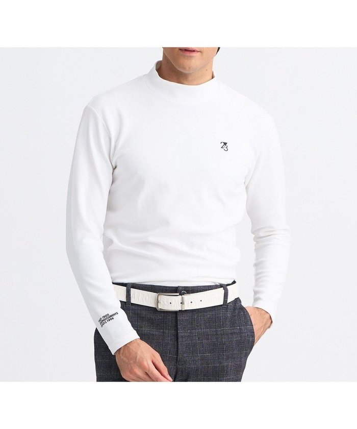 【23区 ゴルフ/23区GOLF / MEN】の【MEN】ストレッチダンボールモックネック インテリア・キッズ・メンズ・レディースファッション・服の通販 founy(ファニー) https://founy.com/ ファッション Fashion メンズファッション Fashion for Men トップス・カットソー Cut & Sew Tops インナー Innerwear コンパクト Compact, Small Size シンプル Simple, Minimal スウェット / スエット Sweatshirt, Sweatwear ストレッチ Stretch, Stretchy Fabric スリム Slim, Slim Fit パターン Pattern, Design Print ボトム Bottoms, Lower Wear モックネック Mock Neck, Short Turtleneck A/W・秋冬 Autumn/Winter ゴルフ Golf 2025年 2025 2025春夏・S/S Spring/Summer 2025 SS25 |ID: prp329100004664991 ipo3291000000034337576