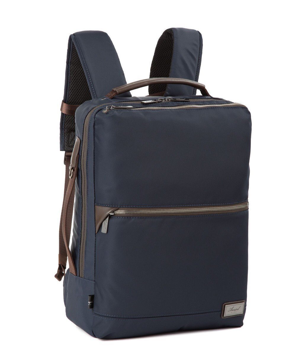 【エース バッグズ アンド ラゲッジ/ACE BAGS & LUGGAGE / MEN】のArcapel バネオ ビジネスリュック A4サイズ 13.3インチPC収納 68833 アルカペル インテリア・キッズ・メンズ・レディースファッション・服の通販 founy(ファニー) 　ファッション　Fashion　メンズファッション　Fashion for Men　バッグ　Bags　イタリア　Italy　ショルダー　Shoulder, Shoulder Strap　シンプル　Simple, Minimal　スーツ　Suit, Formalwear　セットアップ　Set-Up, Coordinated Outfit　フロント　Front, Front Design　プレート　Plate, Dish　ポケット　Pocket, Pocket Detail　メタル　Metal, Metal Parts　メッシュ　Mesh, Net Fabric　メンズ　Men's, Menswear　リュック　Backpack, Rucksack　再入荷　Restock / Back in Stock　夏　Summer　スーツケース キャリーケース　Suitcase / Carry Case　エレガント 上品　Elegant　ビジネス 仕事 通勤　Business / Work / Commuting　ネイビー|ID: prp329100004664993 ipo3291000000033745438