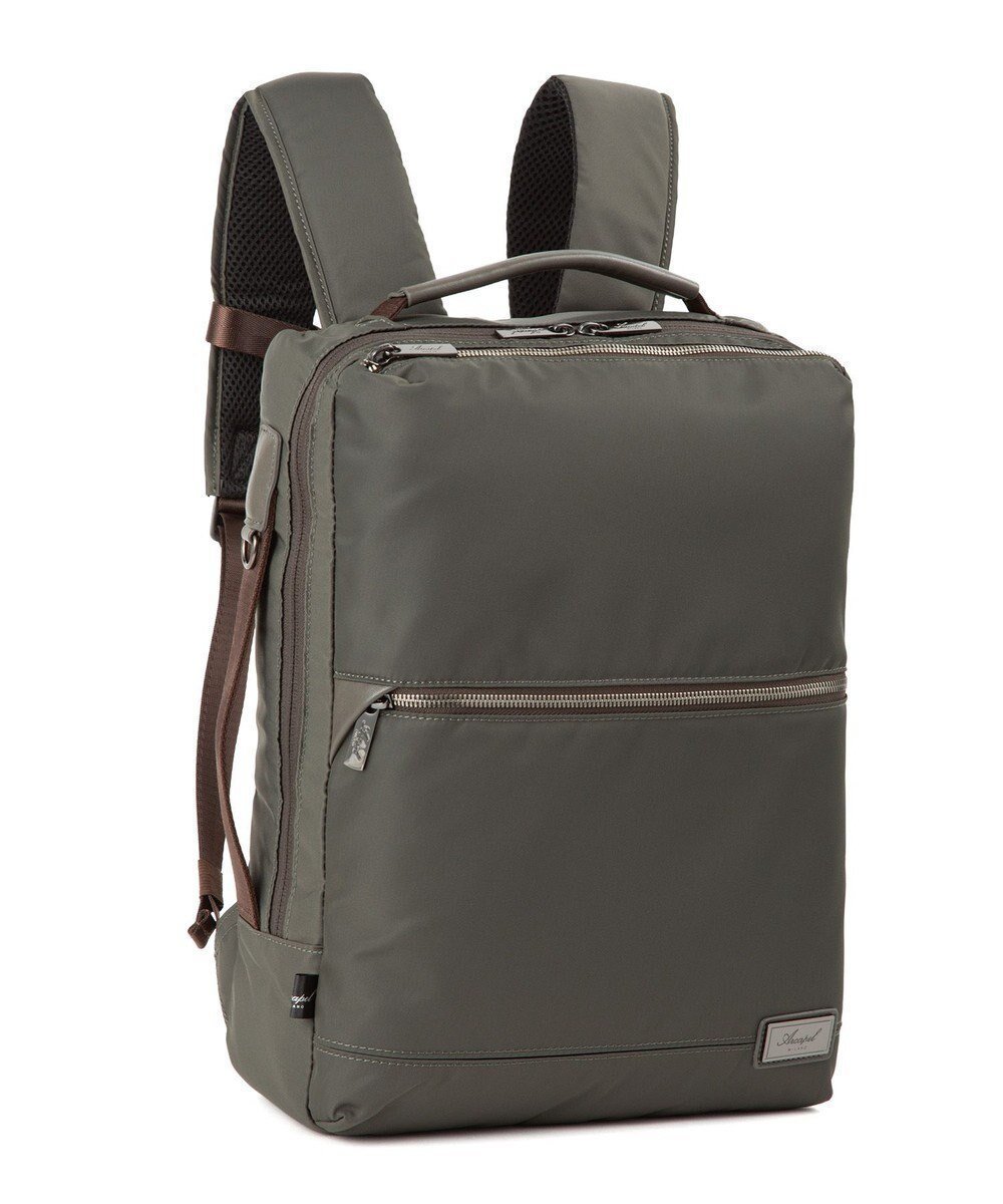 【エース バッグズ アンド ラゲッジ/ACE BAGS & LUGGAGE / MEN】のArcapel バネオ ビジネスリュック A4サイズ 13.3インチPC収納 68833 アルカペル インテリア・キッズ・メンズ・レディースファッション・服の通販 founy(ファニー) 　ファッション　Fashion　メンズファッション　Fashion for Men　バッグ　Bags　イタリア　Italy　ショルダー　Shoulder, Shoulder Strap　シンプル　Simple, Minimal　スーツ　Suit, Formalwear　セットアップ　Set-Up, Coordinated Outfit　フロント　Front, Front Design　プレート　Plate, Dish　ポケット　Pocket, Pocket Detail　メタル　Metal, Metal Parts　メッシュ　Mesh, Net Fabric　メンズ　Men's, Menswear　リュック　Backpack, Rucksack　再入荷　Restock / Back in Stock　夏　Summer　スーツケース キャリーケース　Suitcase / Carry Case　エレガント 上品　Elegant　ビジネス 仕事 通勤　Business / Work / Commuting　グレー|ID: prp329100004664993 ipo3291000000033745439