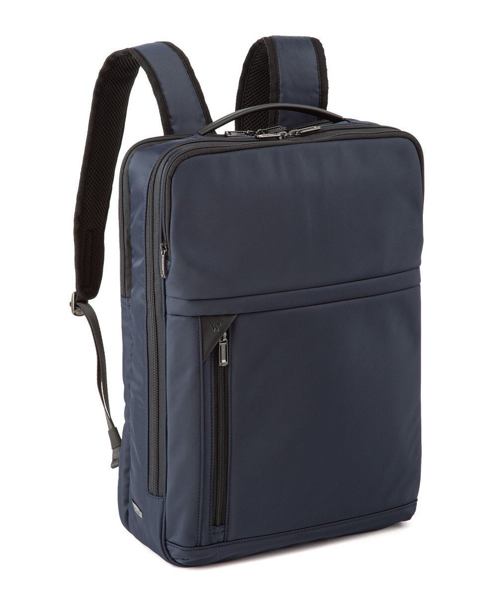 【エース バッグズ アンド ラゲッジ/ACE BAGS & LUGGAGE / MEN】のWorld Traveler サビオ ビジネスリュック B4サイズ 15.6インチPC収納 2気室 65342 ワールドトラベラー インテリア・キッズ・メンズ・レディースファッション・服の通販 founy(ファニー) 　ファッション　Fashion　メンズファッション　Fashion for Men　バッグ　Bags　クッション　Cushion, Throw Pillow　ショルダー　Shoulder, Shoulder Strap　シンプル　Simple, Minimal　セットアップ　Set-Up, Coordinated Outfit　ポケット　Pocket, Pocket Detail　メッシュ　Mesh, Net Fabric　メンズ　Men's, Menswear　リュック　Backpack, Rucksack　再入荷　Restock / Back in Stock　スーツケース キャリーケース　Suitcase / Carry Case　ビジネス 仕事 通勤　Business / Work / Commuting　ネイビー|ID: prp329100004664998 ipo3291000000035213075