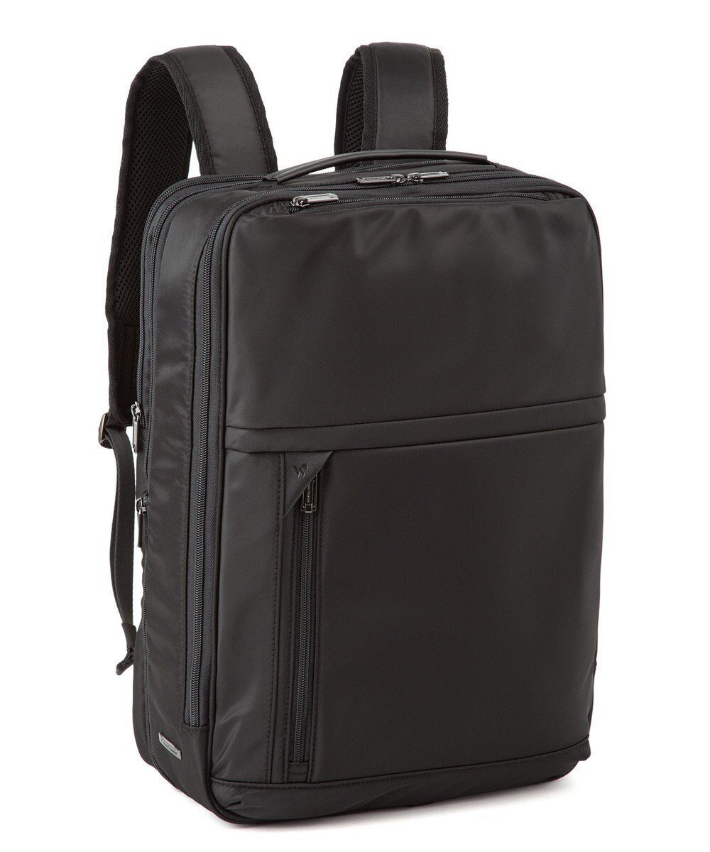 【エース バッグズ アンド ラゲッジ/ACE BAGS & LUGGAGE / MEN】のWorld Traveler サビオ ビジネスリュック B4サイズ 15.6インチPC収納 エキスパンド(容量拡張) 2気室 65343 ワールドトラベラー インテリア・キッズ・メンズ・レディースファッション・服の通販 founy(ファニー) 　ファッション　Fashion　メンズファッション　Fashion for Men　バッグ　Bags　クッション　Cushion, Throw Pillow　ショルダー　Shoulder, Shoulder Strap　シンプル　Simple, Minimal　セットアップ　Set-Up, Coordinated Outfit　ポケット　Pocket, Pocket Detail　メッシュ　Mesh, Net Fabric　メンズ　Men's, Menswear　リュック　Backpack, Rucksack　再入荷　Restock / Back in Stock　スーツケース キャリーケース　Suitcase / Carry Case　ビジネス 仕事 通勤　Business / Work / Commuting　ブラック|ID: prp329100004664999 ipo3291000000033745459