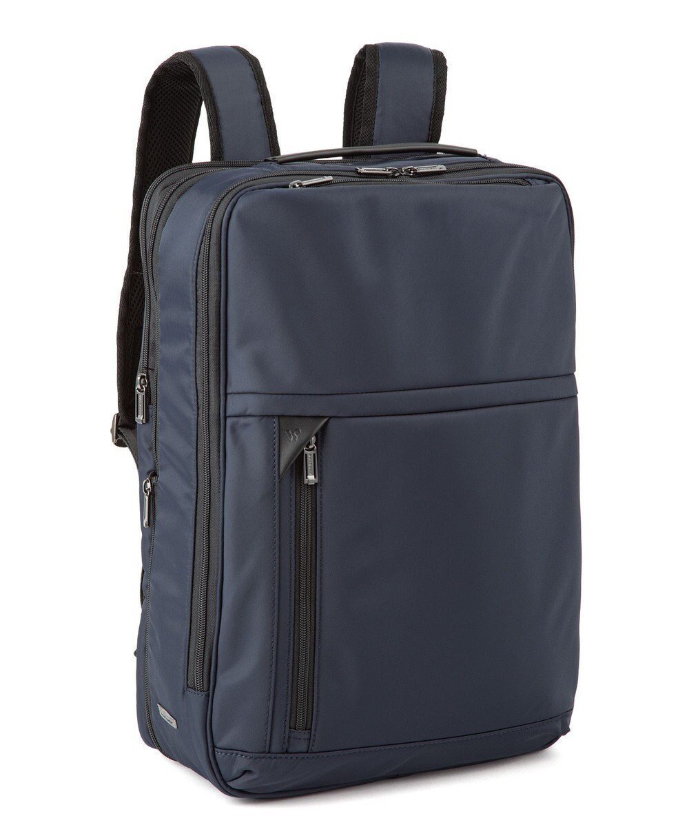 【エース バッグズ アンド ラゲッジ/ACE BAGS & LUGGAGE / MEN】のWorld Traveler サビオ ビジネスリュック B4サイズ 15.6インチPC収納 エキスパンド(容量拡張) 2気室 65343 ワールドトラベラー インテリア・キッズ・メンズ・レディースファッション・服の通販 founy(ファニー) 　ファッション　Fashion　メンズファッション　Fashion for Men　バッグ　Bags　クッション　Cushion, Throw Pillow　ショルダー　Shoulder, Shoulder Strap　シンプル　Simple, Minimal　セットアップ　Set-Up, Coordinated Outfit　ポケット　Pocket, Pocket Detail　メッシュ　Mesh, Net Fabric　メンズ　Men's, Menswear　リュック　Backpack, Rucksack　再入荷　Restock / Back in Stock　スーツケース キャリーケース　Suitcase / Carry Case　ビジネス 仕事 通勤　Business / Work / Commuting　ネイビー|ID: prp329100004664999 ipo3291000000034615942