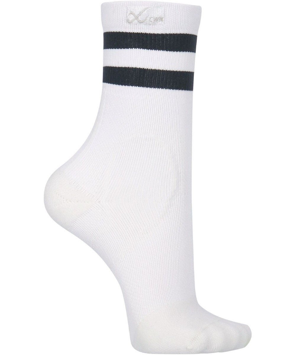 【シーダブリューエックス/CW-X】の【UNISEX】 CW-X ソックス クルー 足首・アーチ(横)サポート 立体設計 ユニセックス BCR630 /ワコール インテリア・キッズ・メンズ・レディースファッション・服の通販 founy(ファニー) 　ファッション　Fashion　レディースファッション　Fashion for Women　ソックス&靴下　Socks & Hosiery　ユニセックス　Unisex, Genderless　クッション　Cushion, Throw Pillow　ソックス　Socks, Hosiery　フィット　Fit, Slim Fit　レギュラー　Regular, Standard Fit　抗菌　Antibacterial, Bacteria-Resistant　ホワイト|ID: prp329100004665003 ipo3291000000033745470