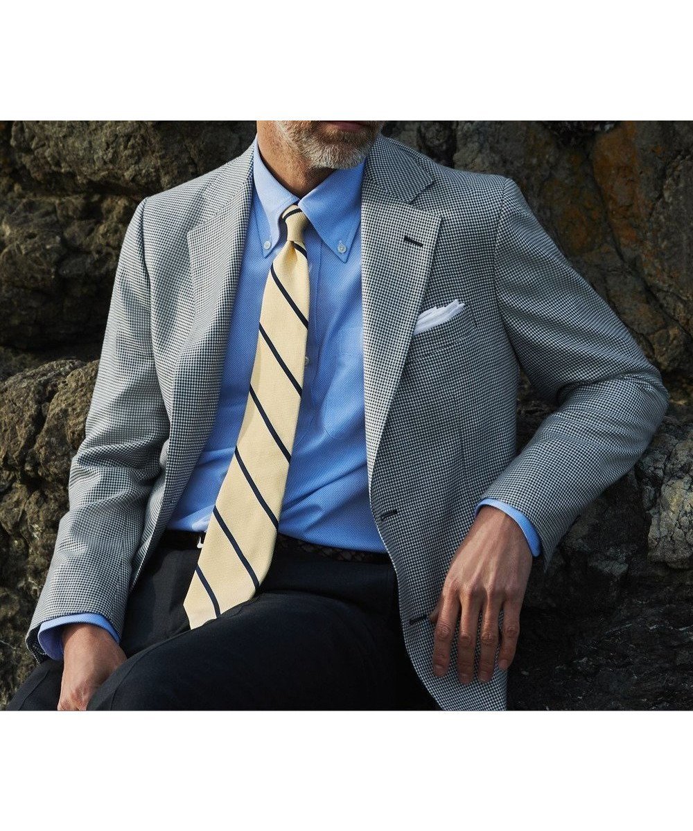 【ジェイ プレス/J.PRESS / MEN】の【NEW STAGE】ファインハウンドトゥース ジャケット 人気、トレンドファッション・服の通販 founy(ファニー) 　ファッション　Fashion　メンズファッション　Fashion for Men　アウター　Men's Coats Outerwear　テーラードジャケット　Tailored Jackets & Blazers　エレガント 上品　Elegant　春　Spring　カッティング　Cutting Detail　ショルダー　Shoulder, Shoulder Strap　シルク　Silk, 100% Silk　シンプル　Simple, Minimal　ジャケット　Jacket, Outerwear　スマート　Smart, Elegant　ハウンドトゥース　Houndstooth, Dogtooth Check　パイピング　Piping, Trim Design　ポケット　Pocket, Pocket Detail　ミックス　Mix, Mixed Style　モダン　Modern, Contemporary　リラックス　Relax, Relaxed Fit　S/S・春夏　SS, Spring/Summer, Warm Season　おすすめ　Recommended / Our Picks　日本製　Made In Japan　夏　Summer　 other-1|ID: prp329100004665011 ipo3291000000033745490