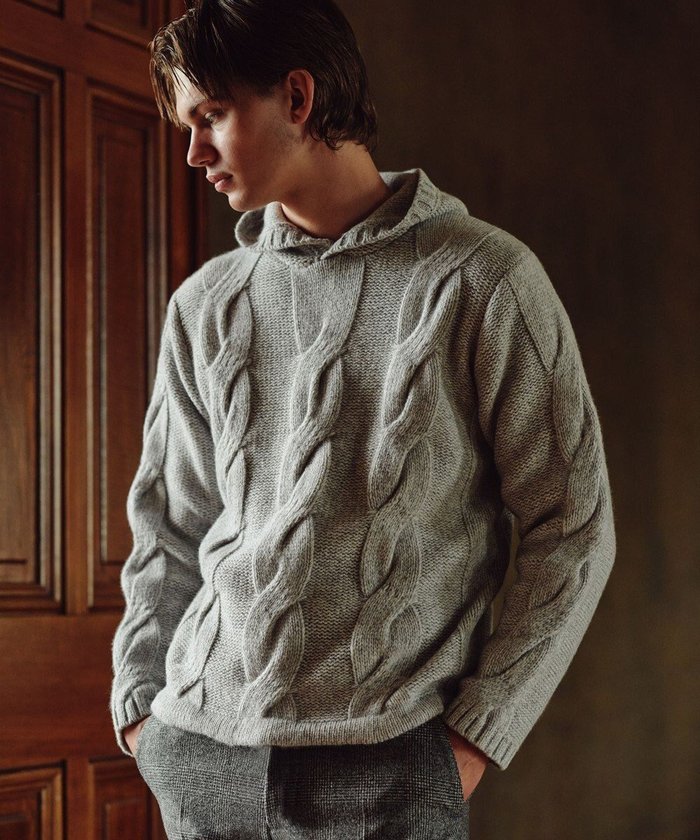 【ジョセフ アブード/JOSEPH ABBOUD / MEN】の【インポート素材/軽量/保温性】ベビーアルパカ ニットパーカー インテリア・キッズ・メンズ・レディースファッション・服の通販 founy(ファニー) https://founy.com/ ファッション Fashion メンズファッション Fashion for Men トップス・カットソー Cut & Sew Tops ニット・セーター / 定番トップス Knit Tops & Sweaters パーカー・フーディー / カジュアルコーデ Hoodies & Parkas イタリア Italy インポート Imported Fashion 軽量 Lightweight, Ultra Light スラックス Slacks, Dress Pants セーター Sweater, Knitwear デニム Denim, Jeans Material パーカー Hoodie, Parka ビッグ Big, Oversized フィット Fit, Slim Fit ベビー Baby, Babywear A/W・秋冬 Autumn/Winter エレガント 上品 Elegant |ID: prp329100004665014 ipo3291000000033745498