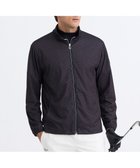 【23区 ゴルフ/23区GOLF / MEN】の【MEN】エアリージャージ ロゴエンボスプリントライトブルゾン ストレッチ 撥水 防風 ブラック系5|ID: prp329100004665022 ipo3291000000033745521