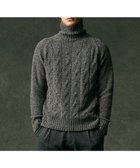 【ジョセフ アブード/JOSEPH ABBOUD / MEN】の【インポート素材/ソフトな肌触り/軽量】MOUSSE タートルネックニット グレー系|ID: prp329100004665023 ipo3291000000034442589