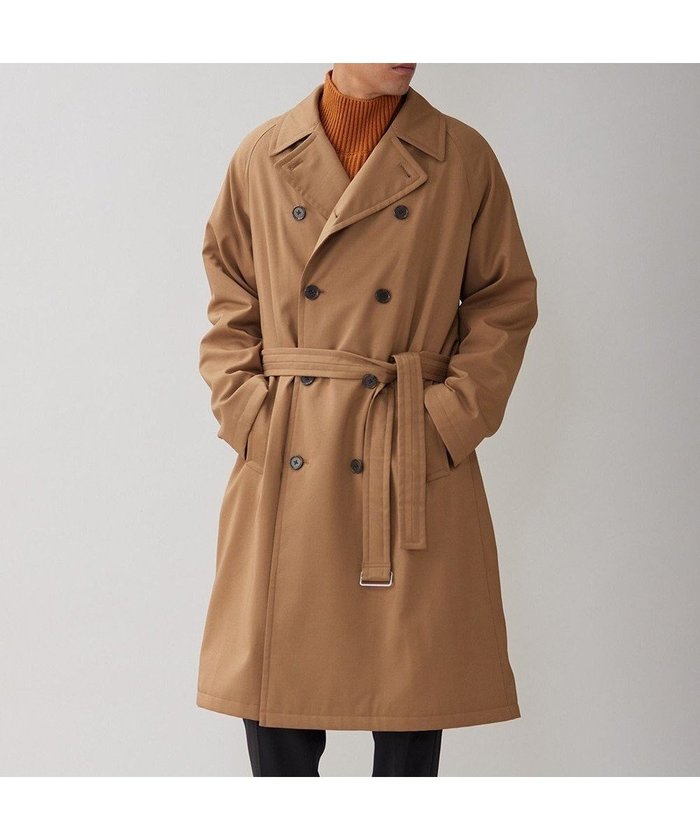 【アンフィーロ/UNFILO / MEN】のウールライクトレンチコート インテリア・キッズ・メンズ・レディースファッション・服の通販 founy(ファニー) https://founy.com/ ファッション Fashion メンズファッション Fashion for Men アウター Men's Coats Outerwear トレンチコート / 定番アウター Trench Coats アウトドア Outdoor Clothing クラシック Classic, Timeless Style ジャケット Jacket, Outerwear メッシュ Mesh, Net Fabric A/W・秋冬 Autumn/Winter 軽量 Lightweight, Ultra Light |ID: prp329100004665026 ipo3291000000033745532