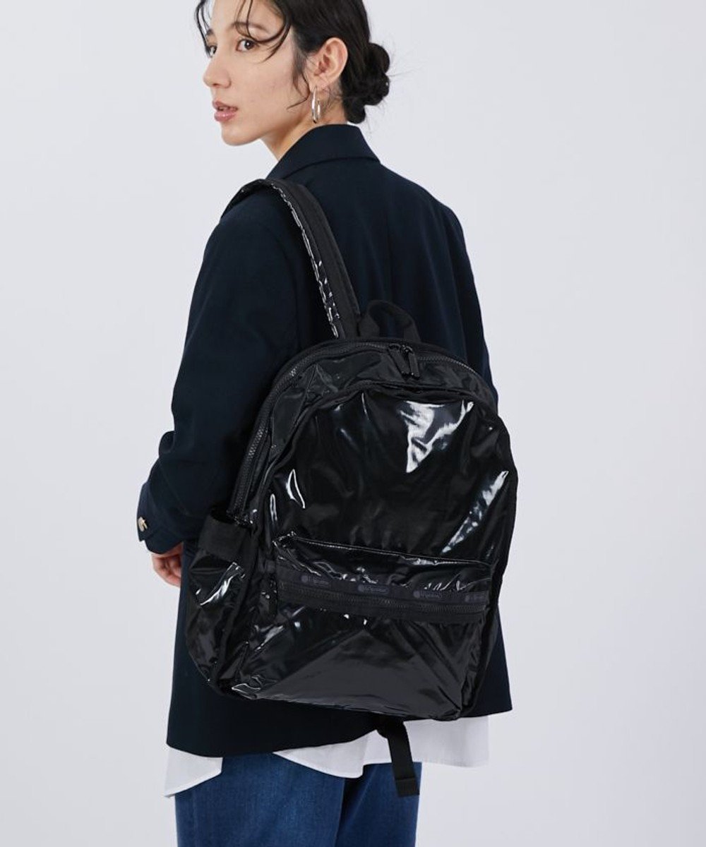 【レスポートサック/LeSportsac】のROUTE BACKPACK/ブラックシャイン インテリア・キッズ・メンズ・レディースファッション・服の通販 founy(ファニー) 　ファッション　Fashion　レディースファッション　Fashion for Women　バッグ　Bags　クッション　Cushion, Throw Pillow　コレクション　Collection, Seasonal Line　シンプル　Simple, Minimal　スポーツ　Sports, Activewear　スポーティ　Sporty, Casual Athletic　トラベル　Travel, Travel Gear　人気　Popular, Best Seller　プリント　Print, Printed Pattern　ポケット　Pocket, Pocket Detail　無地　Plain, Solid Color　リュック　Backpack, Rucksack　おすすめ　Recommended / Our Picks　旅行　Travel　ビジネス 仕事 通勤　Business / Work / Commuting　ブラックシャイン|ID: prp329100004665035 ipo3291000000034305835
