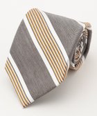 【ジェイ プレス/J.PRESS / MEN】の【LINEN MIX COLLECTION】 レジメンタル ネクタイ ブラウン系1|ID: prp329100004665050 ipo3291000000034685516