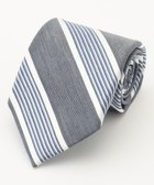 【ジェイ プレス/J.PRESS / MEN】の【LINEN MIX COLLECTION】 レジメンタル ネクタイ ネイビー系1|ID: prp329100004665050 ipo3291000000034685517