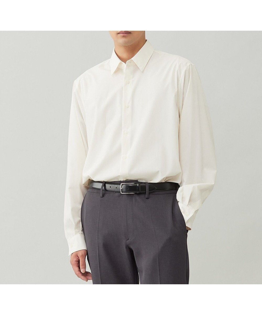 【アンフィーロ/UNFILO / MEN】の【接触冷感/イージーケア/抗菌防臭/UVケア】TR デイリークリーンシャツ インテリア・キッズ・メンズ・レディースファッション・服の通販 founy(ファニー) 　ファッション　Fashion　レディースファッション　Fashion for Women　トップス・カットソー　Cut & Sew Tops　シャツ・ブラウス・オフィスカジュアル　Elegant Blouses & Button-Ups　抗菌　Antibacterial, Bacteria-Resistant　スニーカー　Sneakers, Trainers　スラックス　Slacks, Dress Pants　デニム　Denim, Jeans Material　なめらか　Smooth, Silky Texture　楽ちん　Easy Fit, Comfortable　A/W・秋冬　Autumn/Winter　S/S・春夏　SS, Spring/Summer, Warm Season　新作・新入荷　New Arrivals / New In　おすすめ　Recommended / Our Picks　夏　Summer　エレガント 上品　Elegant　オフホワイト|ID: prp329100004665089 ipo3291000000033745890