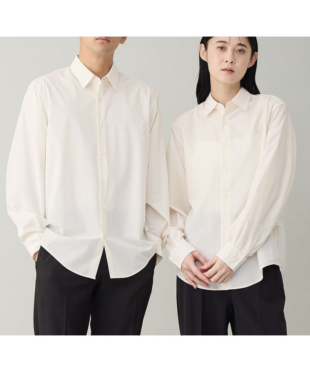 【アンフィーロ/UNFILO / MEN】の【OCEANS 雑誌・web 掲載 / 男女兼用】TR デイリークリーンシャツ インテリア・キッズ・メンズ・レディースファッション・服の通販 founy(ファニー) ファッション Fashion レディースファッション Fashion for Women トップス・カットソー Cut & Sew Tops シャツ・ブラウス・オフィスカジュアル Elegant Blouses & Button-Ups 抗菌 Antibacterial, Bacteria-Resistant 11月号 November Issue スニーカー Sneakers, Trainers スラックス Slacks, Dress Pants 雑誌 Magazine, Fashion Magazine デニム Denim, Jeans Material ドレス Dress, One-Piece なめらか Smooth, Silky Texture 楽ちん Easy Fit, Comfortable A/W・秋冬 Autumn/Winter S/S・春夏 SS, Spring/Summer, Warm Season おすすめ Recommended / Our Picks 夏 Summer エレガント 上品 Elegant オフホワイト|ID: prp329100004665089 ipo3291000000034779481