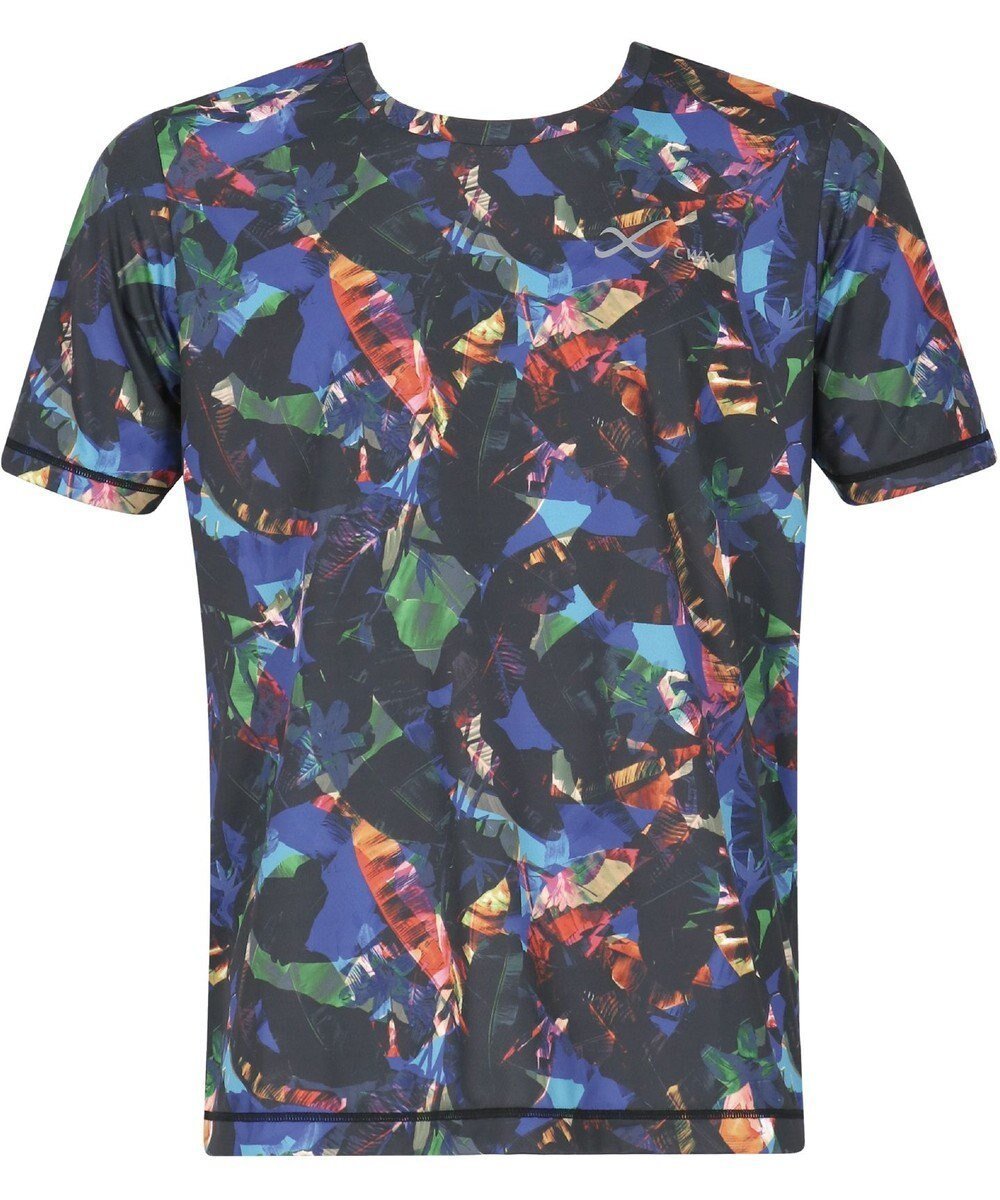 【シーダブリューエックス/CW-X / MEN】の【MEN】 CW-X トップス 【薄軽ランニングシャツ】 半袖 3分袖 Uネック 吸汗速乾性(本体) メンズ DLO155 /ワコール インテリア・キッズ・メンズ・レディースファッション・服の通販 founy(ファニー) ファッション Fashion メンズファッション Fashion for Men トップス・カットソー Cut & Sew Tops メンズシャツ Shirts プリント Print, Printed Pattern メンズ Men's, Menswear ランニング Running, Running Wear, Activewear, Jogging 半袖 Short Sleeve, Half Sleeve グレイッシュブルー|ID: prp329100004665095 ipo3291000000034188543