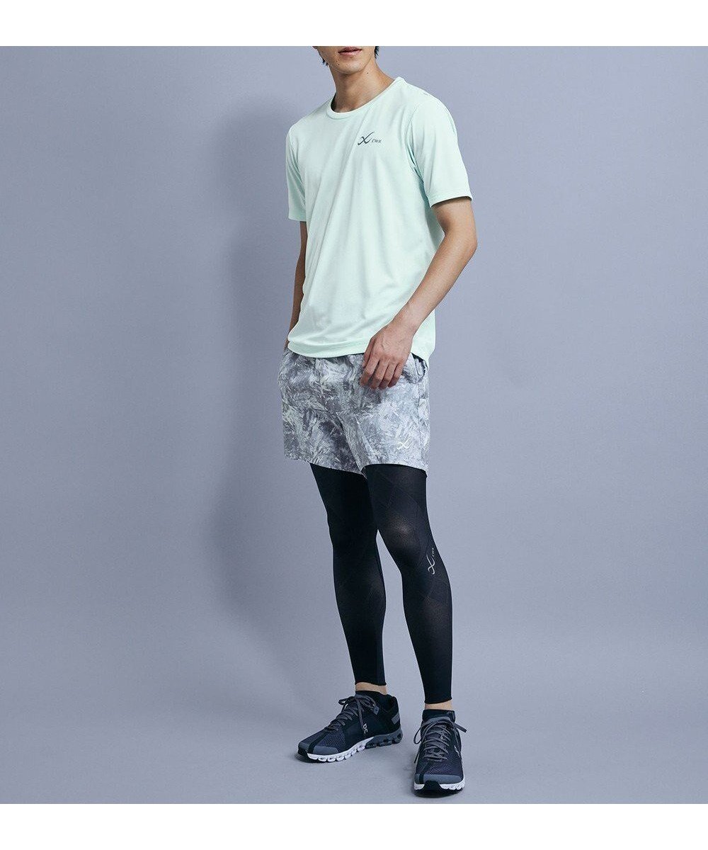 【シーダブリューエックス/CW-X / MEN】の【MEN】 CW-X トップス 【薄軽ランニングシャツ】 半袖 3分袖 Uネック 吸汗速乾性(本体) メンズ DLO155 /ワコール インテリア・キッズ・メンズ・レディースファッション・服の通販 founy(ファニー) ファッション Fashion メンズファッション Fashion for Men トップス・カットソー Cut & Sew Tops メンズシャツ Shirts プリント Print, Printed Pattern メンズ Men's, Menswear ランニング Running, Running Wear, Activewear, Jogging 半袖 Short Sleeve, Half Sleeve メロン|ID: prp329100004665095 ipo3291000000034188546