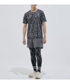 【シーダブリューエックス/CW-X / MEN】の【MEN】 CW-X トップス 【薄軽ランニングシャツ】 半袖 3分袖 Uネック 吸汗速乾性(本体) メンズ DLO155 /ワコール ブラックスペシャル|ID: prp329100004665095 ipo3291000000035888523