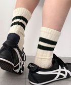 【ウィゴー/WEGO / MEN】のローゲージラインソックス(R) グリーン|ID: prp329100004665098 ipo3291000000033745962