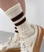 【ウィゴー/WEGO / MEN】のローゲージラインソックス(R) ブラウン|ID: prp329100004665098 ipo3291000000034243542