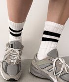 【ウィゴー/WEGO / MEN】のローゲージラインソックス(R) ホワイト|ID: prp329100004665098 ipo3291000000034243550