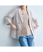 【イェッカ ヴェッカ/YECCA VECCA】のダブルブレストジャケット Gray Beige|ID: prp329100004665110 ipo3291000000033746033
