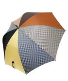 【プラスリング/+RING】の【UVカット95%以上】【UPF50+】プラスリング 長傘60cm BRN/GNG T1288 ブラウン|ID: prp329100004665119 ipo3291000000033746066